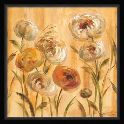 Framed Sunshine Mums II Print