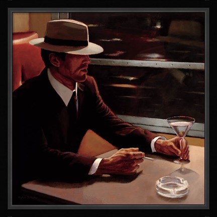 Framed Dry Martini Crop I Print