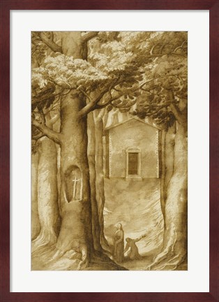 Framed La Verna: The Chapel of the Blessed Giovanni della Verna Print