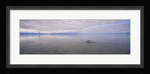 Framed Clouds over the sea, Frederick Sound, Alaska, USA Print