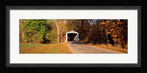 Framed Melcher Covered Bridge Parke Co IN USA Print