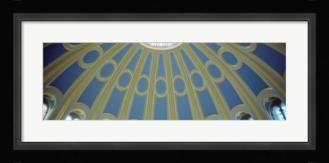 Framed British Museum Ceiling, London, England Print
