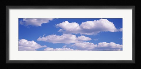 Framed Fluffy Clouds Print