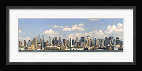 Framed City at the waterfront, New York City, New York State, USA 2010 Print