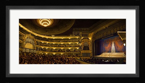 Framed Crowd at Mariinsky Theatre, St. Petersburg, Russia Print