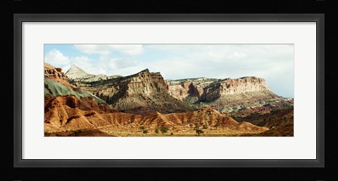 Framed Rock Formations, Capitol Reef National Park, Utah Print