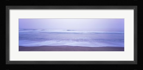 Framed Surf on the beach at dawn, Point Arena, Mendocino County, California, USA Print