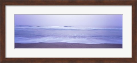 Framed Surf on the beach at dawn, Point Arena, Mendocino County, California, USA Print