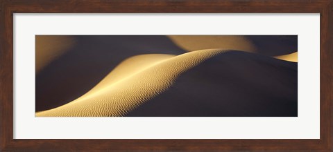 Framed Sand Dunes at Stovepipe Wells, Death Valley, California Print