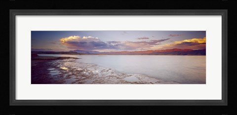 Framed Sunset over Lake Mead, Nevada, USA Print