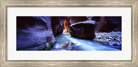 Framed Virgin River at Zion National Park, Utah, USA Print