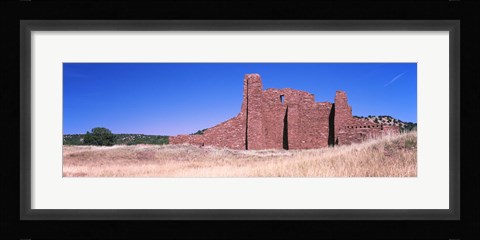 Framed Ruins of building, Salinas Pueblo Missions National Monument, New Mexico, USA Print