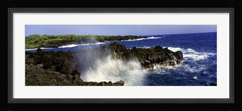 Framed Wainanapanapa State Park Maui HI USA Print