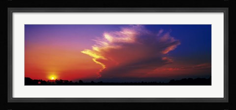 Framed Sunset Marion Co IL USA Print