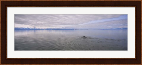 Framed Clouds over the sea, Frederick Sound, Alaska, USA Print