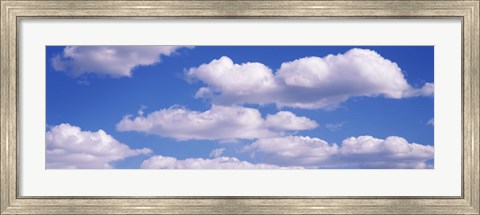 Framed Fluffy Clouds Print