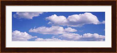 Framed Fluffy Clouds Print