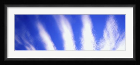 Framed Cloud Stripes on a Blue Sky Print
