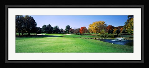 Framed Golf course, Westwood Country Club, Vienna, Fairfax County, Virginia, USA Print