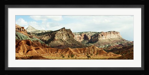 Framed Rock Formations, Capitol Reef National Park, Utah Print