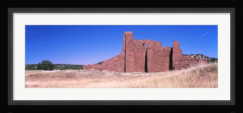 Framed Ruins of building, Salinas Pueblo Missions National Monument, New Mexico, USA Print