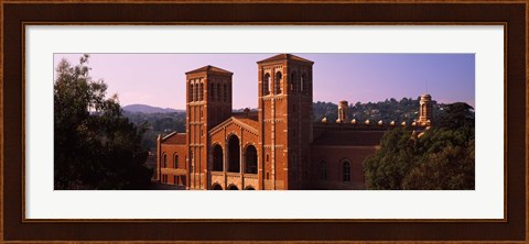 Framed Royce Hall at the campus of University of California, Los Angeles, California, USA Print
