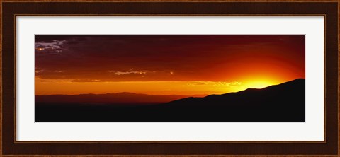 Framed Great Sand Dunes National Park and Preserve at sunset, Colorado, USA Print