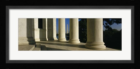 Framed USA, District of Columbia, Jefferson Memorial Print