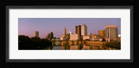 Framed Scioto River Columbus OH Print