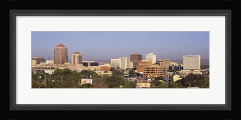 Framed Buildings in a city, Albuquerque, New Mexico, USA Print