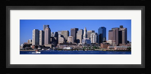 Framed Skyline, Cityscape, Boston, Massachusetts, USA, Print