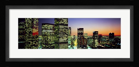 Framed Downtown Los Angeles CA USA Print
