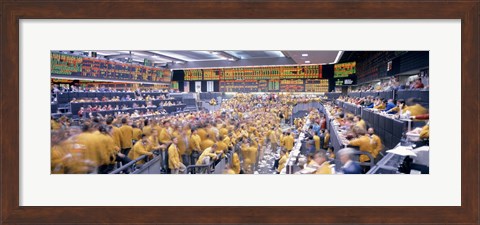 Framed Mercantile Exchange, Trading, Chicago, Illinois, USA Print