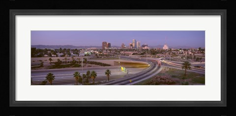 Framed Skyline Phoenix AZ USA Print