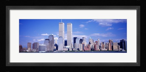 Framed USA, New York City, with World Trade Center Print