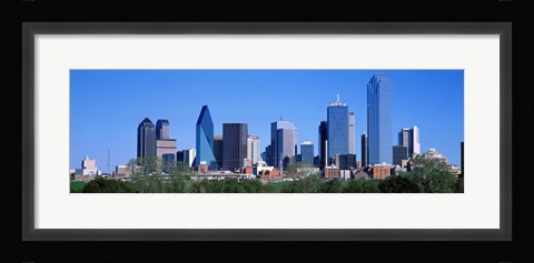 Framed Downtown Dallas Texas Print