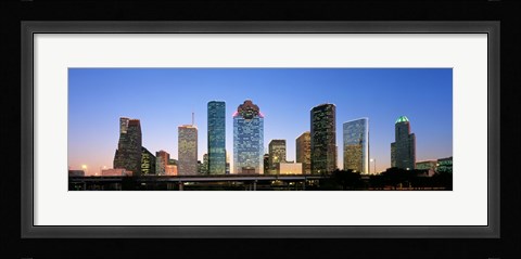 Framed USA, Texas, Houston Print