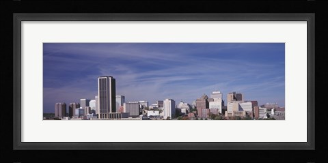 Framed Richmond, Virginia Skyline Print