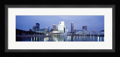 Framed Rock And Roll Hall Of Fame, Cleveland, Ohio, USA Print