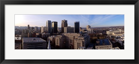 Framed Buildings in a city, Birmingham, Jefferson county, Alabama, USA Print