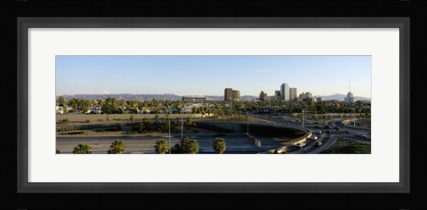 Framed Traffic moving on the road, Phoenix, Arizona, USA Print