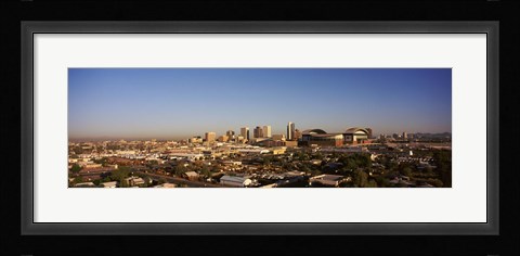 Framed Buildings in a city, Phoenix, Arizona, USA Print