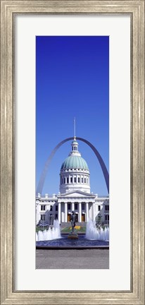 Framed Old Courthouse &amp; St Louis Arch St Louis MO USA Print