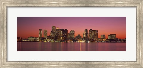 Framed Sunset Boston MA Print
