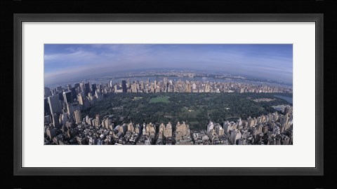 Framed Aerial Central Park New York NY USA Print