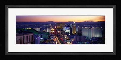 Framed Strip, Las Vegas, Nevada, USA Print