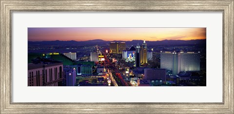 Framed Strip, Las Vegas, Nevada, USA Print
