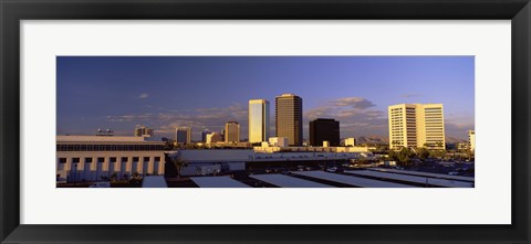 Framed Cityscape Phoenix AZ Print