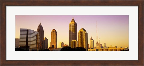 Framed Sunrise, Atlanta, Georgia, USA Print