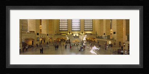 Framed Group of people in a subway station, Grand Central Station, Manhattan, New York City, New York State, USA Print